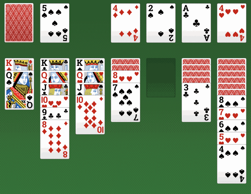 Klasický Pasiáns - posloupnost