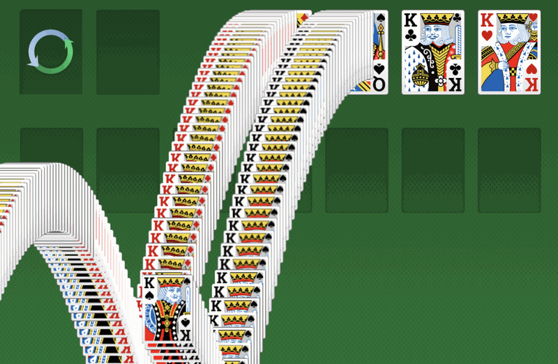 solitaire online - vyhrát hru