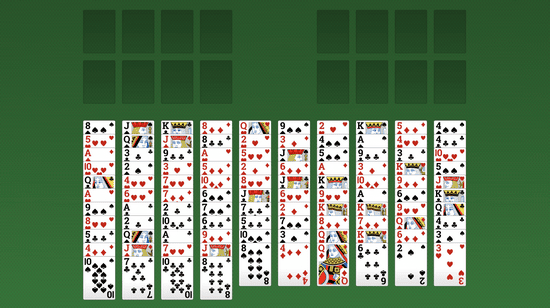 Double Freecell Solitaire