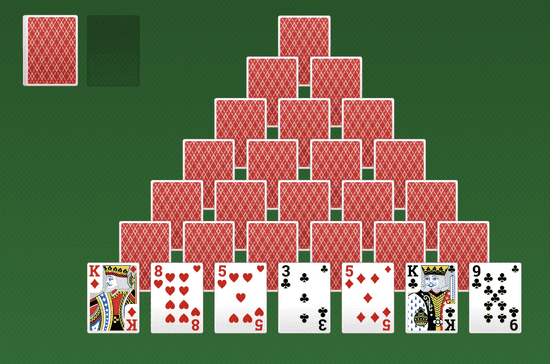 Pyramid 3 cards Solitaire