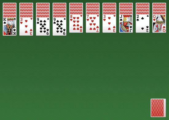 Spider Solitaire 2 barvy