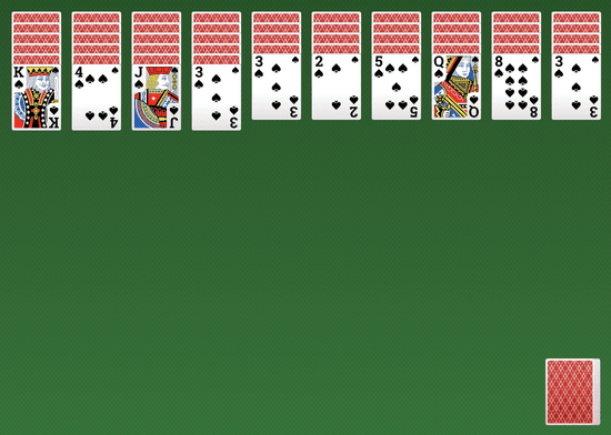Spider Solitaire Cardgame